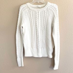 GAP Cream Cable Knit Sweater